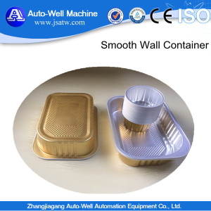 Real Factory Made Smooth Wall Coated Colored Airline Food Grade Aluminum Foil Container